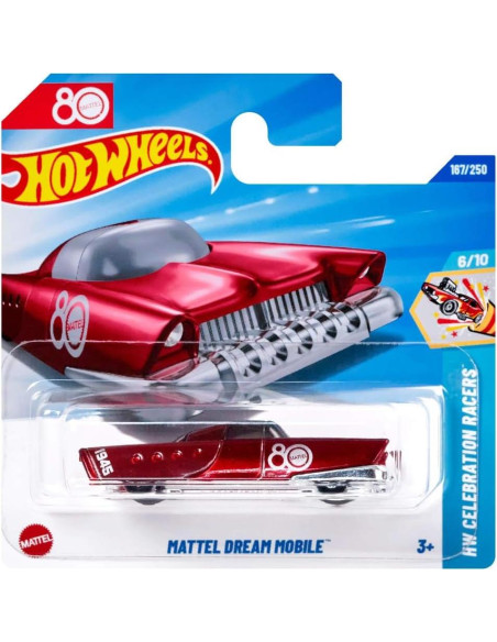 Hot Wheels Mattel Dream Mobile 80 Aniversario Metal Fundido