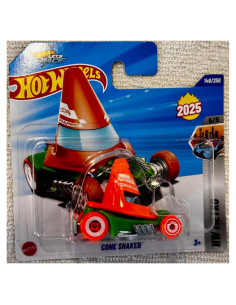 Auto de Juguete Hot Wheels Cone Shaker Verde/Naranja 148/250
