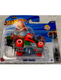Auto de Juguete Hot Wheels Cone Shaker Verde/Naranja 148/250 2