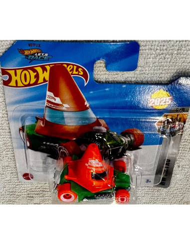 Auto de Juguete Hot Wheels Cone Shaker Verde/Naranja 148/250