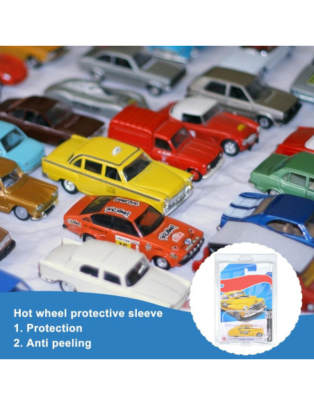 24 Fundas Protectores Transparentes Hlimior para Modelos de Coches