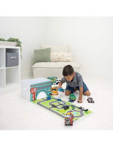 Caja de Almacenamiento de Juguetes EMBRACE PLAY con Alfombra