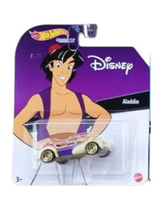 Colección de Autos Disney Hot Wheels Aladino y Jasmine - 2 Piezas 2
