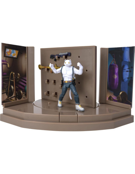 Conjunto Sala del Agente Meowscles Jazwares con 2 Figuras 17 cm Conjunto Sala del Agente Meowscles Jazwares con 2 Figuras 17 cm