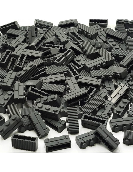 Ladrillos de Construcción ZHX 1x3 Gris Oscuro 150 Piezas