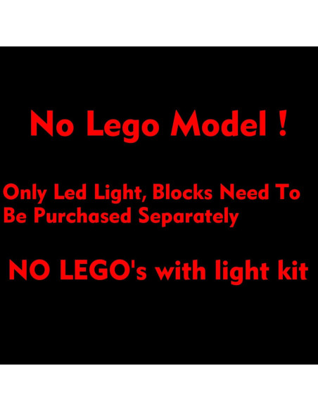 Kit de luz LED LocoLee para LEGO 21272 Mansión en el bosque