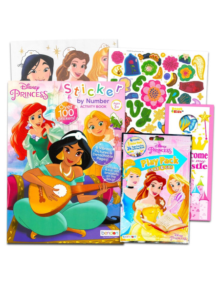 Libro de Actividades Disney Princess con Pegatinas y Mosaico