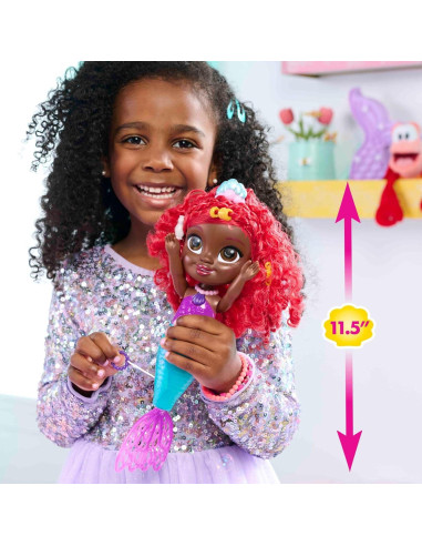 Muñeca Ariel Disney Junior Bubbles Fun 29.2 cm con Accesorios