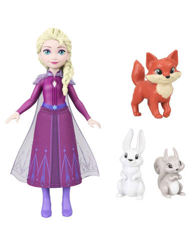 Juego de muñeca Elsa Mattel Disney Frozen con 10 áreas de juego