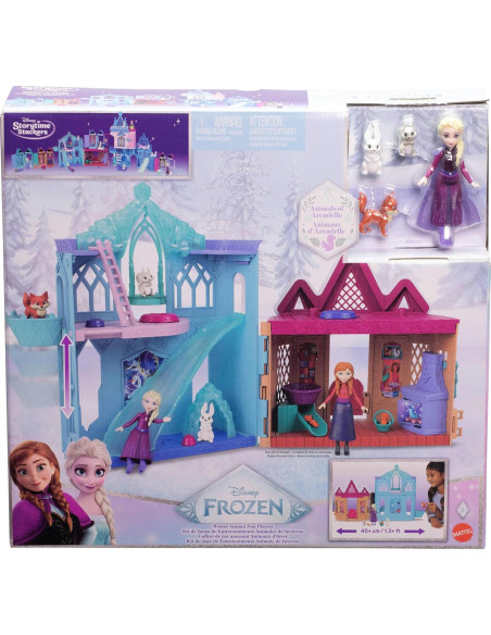 Juego de muñeca Elsa Mattel Disney Frozen con 10 áreas de juego Juego de muñeca Elsa Mattel Disney Frozen con 10 áreas de juego