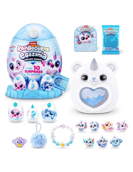 Huevo Eggzania Frozen Mania ZURU - Peluche Oso Polar 400g