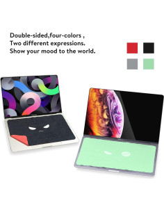 Paquete de 2 Fundas Reversibles Microfibra bqover para Laptop 2