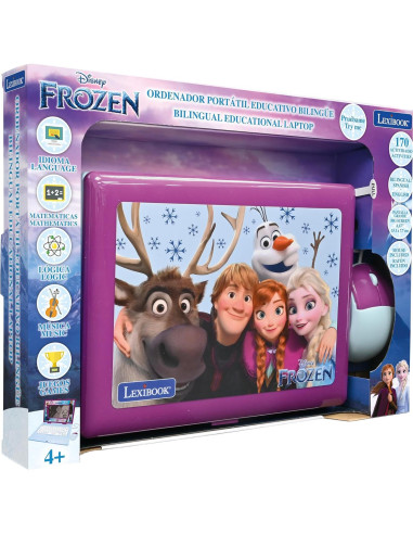 Laptop Educativo Bilingüe Lexibook Frozen 170 Actividades