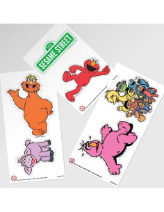 Pegatinas coleccionables Popfunk Plaza Sésamo - Oscar, Abby, Big Bird 2