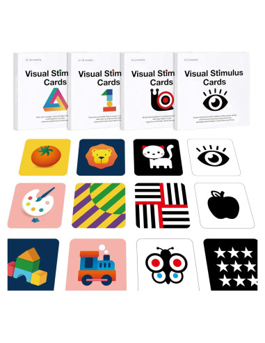 Tarjetas Flash de Estimulación Visual Richgv 0-36 Meses