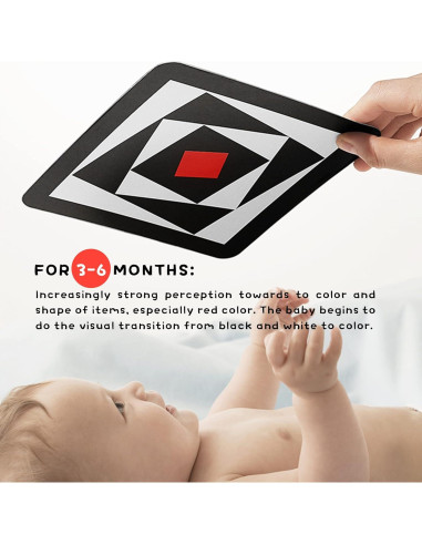 Tarjetas Flash de Estimulación Visual Richgv 0-36 Meses