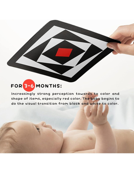 Tarjetas Flash de Estimulación Visual Richgv 0-36 Meses