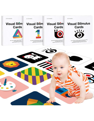 Tarjetas Flash de Estimulación Visual Richgv 0-36 Meses