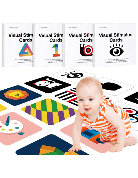 Tarjetas Flash de Estimulación Visual Richgv 0-36 Meses