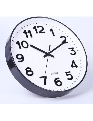 Reloj de Pared Silencioso 30 cm 2 Piezas Foraineam