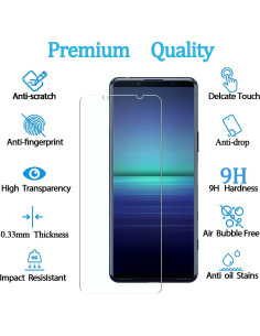 Protector de Pantalla Vidrio Templado KELOLIN para Sony Xperia 5 II 2
