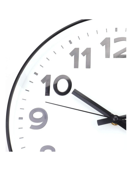 Reloj de Pared Silencioso 30 cm 2 Piezas Foraineam