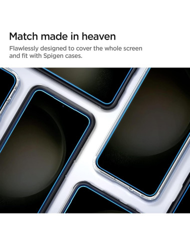 Protector de Pantalla Vidrio Templado Spigen Galaxy S23 2 Pzas