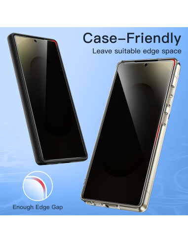 Protector de Pantalla Privado JETech para Samsung Galaxy S25 Ultra 5G, Vidrio Templado 2 Unidades