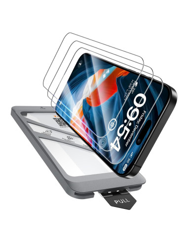 Protector de Pantalla TAURI para iPhone 16 Pro - Vidrio Templado 9H