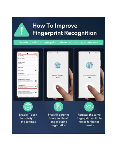 Protector de Pantalla ESR 3 Pack para Samsung Galaxy S25 Ultra 9H