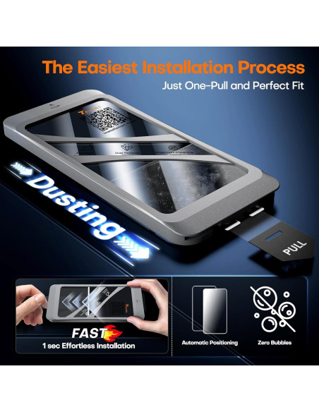 Protector de Pantalla TAURI para iPhone 16 Pro - Vidrio Templado 9H