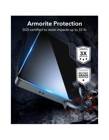 Protector de Pantalla ESR 3 Pack para Samsung Galaxy S25 Ultra 9H