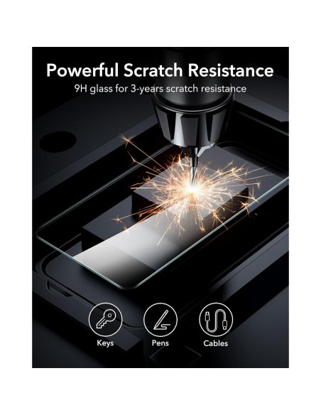 Protector de Pantalla ESR 3 Pack para Samsung Galaxy S25 Ultra 9H