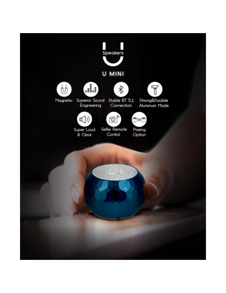 Altavoz portátil Bluetooth Fashionit U Mini Speaker 400mAh