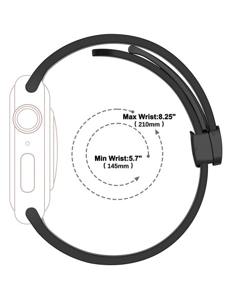 Correa de Silicona Suave para Ticwatch Pro 5 - Ajustable 24mm