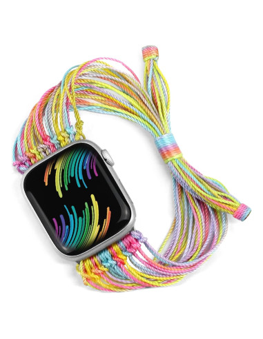 Pulsera Boho JR.DM para Apple Watch 38-46mm Colorido Mujeres