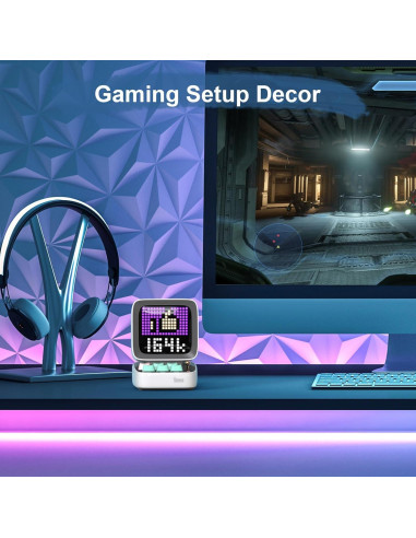 Divoom Ditoo Altavoz Bluetooth 10W con Pantalla LED 9cm