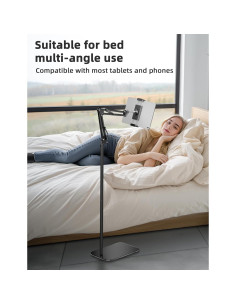 Soporte de Piso para Tableta VOLTIFYMAX Ajustable 75-140 cm 2