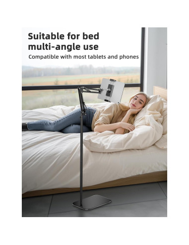 Soporte de Piso para Tableta VOLTIFYMAX Ajustable 75-140 cm