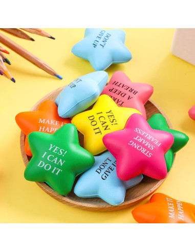 Pelotas de Estrés Motivacionales LOVESTOWN 24PCS 5cm