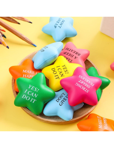 Pelotas de Estrés Motivacionales LOVESTOWN 24PCS 5cm
