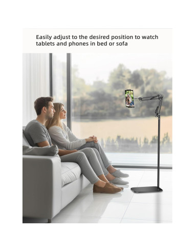 Soporte de Piso para Tableta VOLTIFYMAX Ajustable 75-140 cm