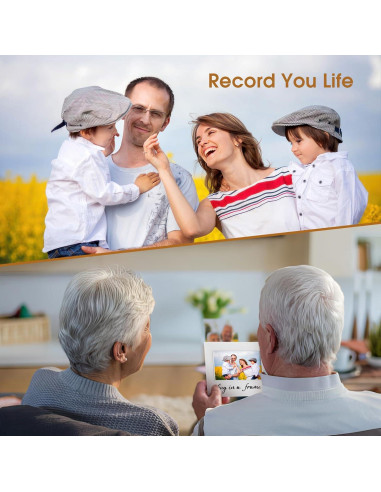 Marco de Fotos Grabable de Voz Fortuning's JDS 19x16 cm