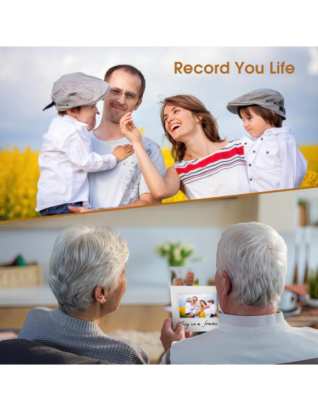 Marco de Fotos Grabable de Voz Fortuning's JDS 19x16 cm