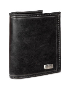 Billetera Trifold Dockers Hombre Cuero Negro RFID 12 Tarjetas 2