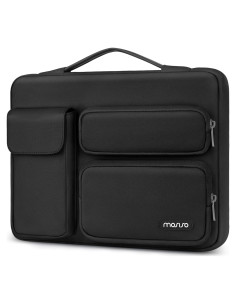 Funda Protectora para Laptop 13.3" MOSISO Negra con 3 Bolsillos