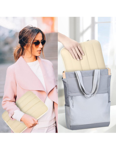 Funda Protectora para Laptop 13-13.3" Bagasin Amarillo