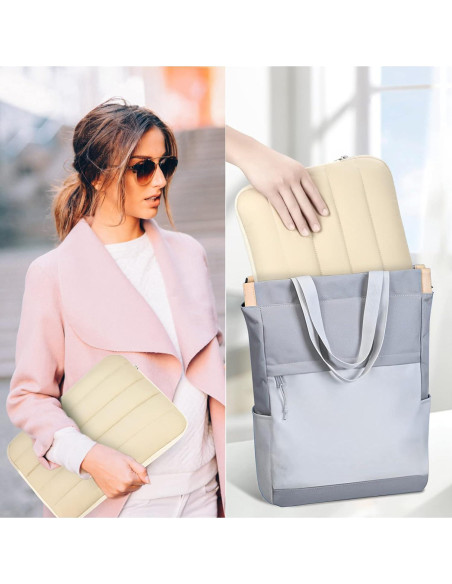 Funda Protectora para Laptop 13-13.3" Bagasin Amarillo