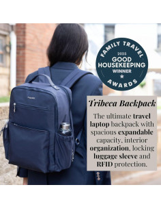 Mochila Expandible para Laptop Baggallini Tribeca 17.8L 2