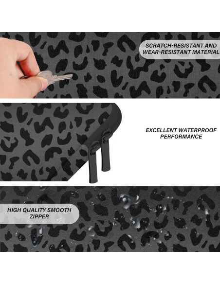 Bolsa para Laptop 15.6-16" GABraden Leopardo Negro